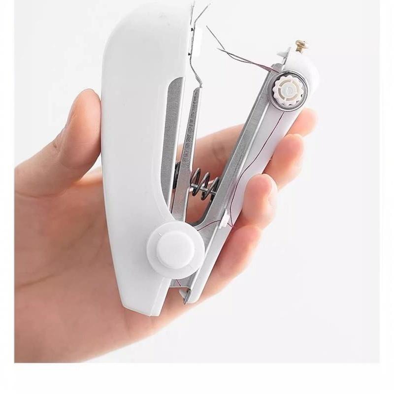 Portable Mini Cordless Handheld Manual Sewing Machine For Diy Household Clothes Leather Tools Accessories