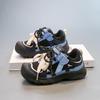 Spring Autumn Korean Kids Anti-Kick Hiking Shoes Boys Girls Soft Sole Velcro Casual Sneakers