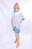 Women’s Zip-Up Fleece Robe – Soft Fabric & Stylish Print, Demi-season, 8004-023-33 HC