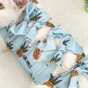 Cat Neutering Suit Fruit Print Recovery Clothing Anti-Lick Jumpsuit After Surgery Adjustable Strap Soft Breathable Postoperative Care Clothes