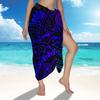 Beach Sarong Smock Decorated Towel Beach Skirt, Translucent Elegant Beach Bag Skirt Women's