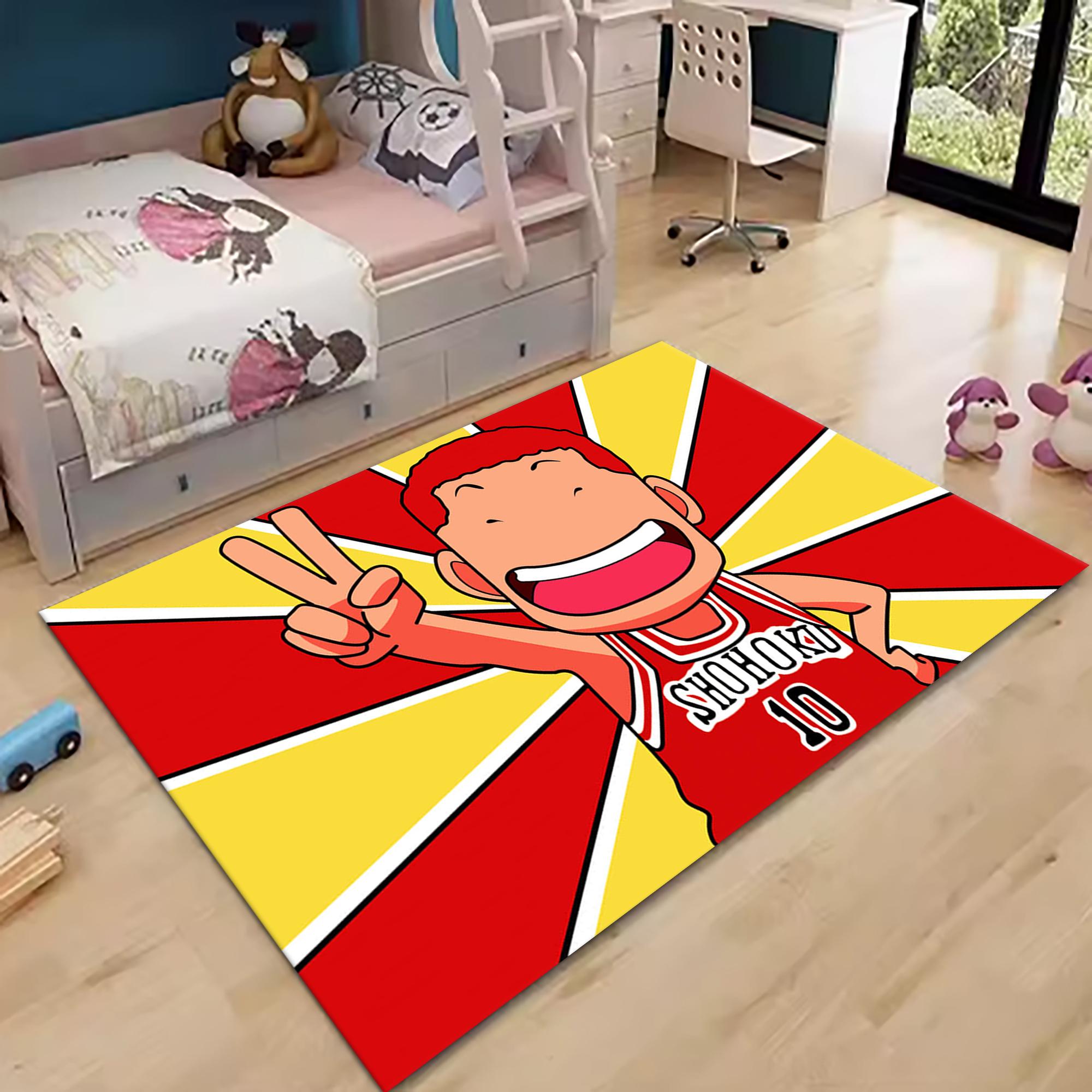 

Japanese cartoon S-slam D-dunk Print DoorMat Entrance Pad Washable Bath Rug Carpet For Kitchen Balcony Terrace Home 40cmx60cm