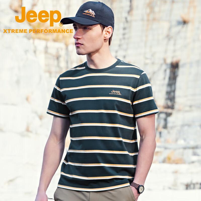 

Jeep Men s Cotton Short-Sleeve Outdoor T-Shirt L/175