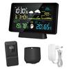 7.5-Inch Color Screen Weather Station Rain Gauge Indoor And Outdoor Temperature And Humidity Meter