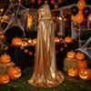 Party-Umhang für Erwachsene Glänzendes Kapuzenumhang schillernder Ganzkörper-Umhang funkelnd Unisex Vielseitige Farbe Halloween Maskenball Mardi Gras Kostüm Fantasy