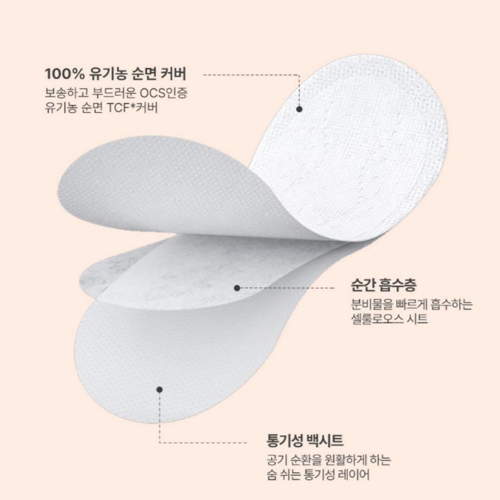 Real Organic Cotton Cover Panty Liners 70p / Micro Thin