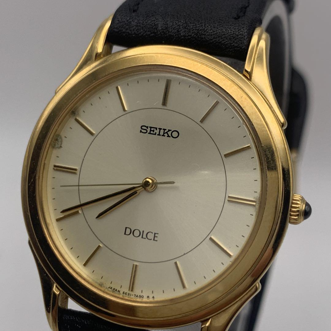 

[Б/У] SEIKO Seiko Dolce 5E31-7A40 Dolce Gold