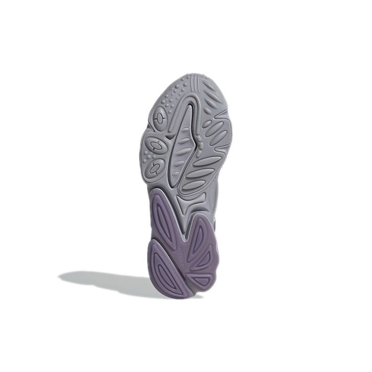 Adidas Originals Ozweego Woven Classic Cushioning Slip-Resistant Durable Low-Top Lifestyle Sneakers Unisex sneakers Gray Purple GY1027