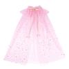 Sequins Tulle Princess Cape Princess Cloak Princess Cosplay Costume Accessory for Halloween Carnivals Birthday Party