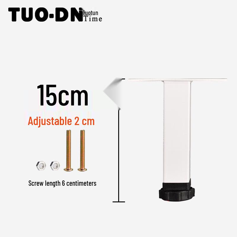 Adjustable Ribbed Bed Frame Support Legs - T-Shaped Accessories