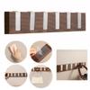 Wall Key Holder 6 Foldable Hooks No Drilling Key Hangers Multi-Function Self Adhesive Key Rack Heavy Duty for Door Wall Entryway