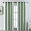 Full Blackout Striped Printed Curtain Fabric Finished Product
