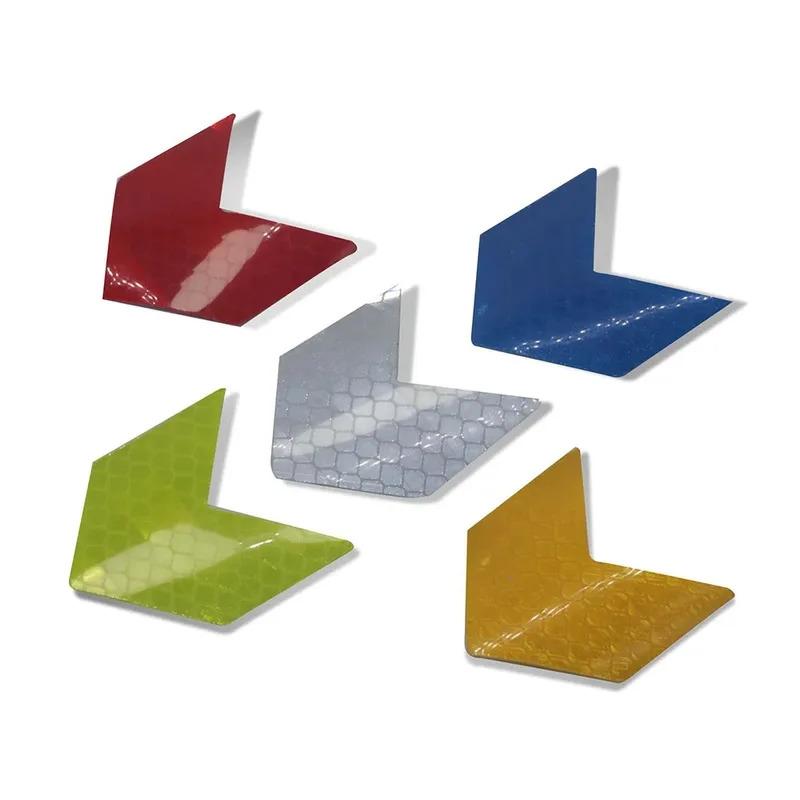 1/2/5 Satz Autoaufkleber Reflektierendes Pfeilzeichenband Warnung Sicherheitsaufkleber Für Auto Stoßstange Kofferraum Reflektor Gefahrenband Autostyling