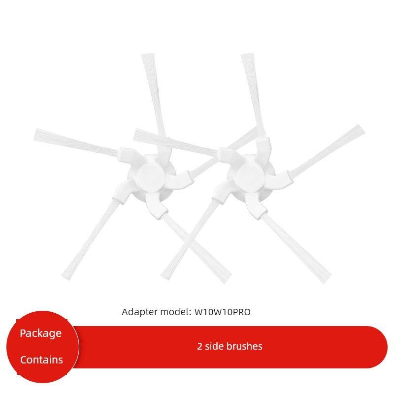 

Suitable for Chasing W10 Pro Sweeping Robot Accessories Cleaning Liquid Filter Screen Disc Rag Bracket Rolling Side Brush 2 Side Brushes