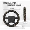 Mushroom Steering Wheel Cover Universal 14.5-15 Inch Non-Slip Mushroom Car Accessories for Women Men