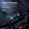 5inch Moto Wireless CarPlay Android Auto Motorcycle GPS Navigation Display Screen Motorbike Bluetooth 5.0 Multimedia Player Waterproof