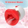 Rosenzunge Saugender Leckender Vibrator Weiblicher G-Punkt Orgasmus Sexspielzeug Beißende Brustwarze Oraler Klitorisstimulator Sexspielzeug für Frauen
