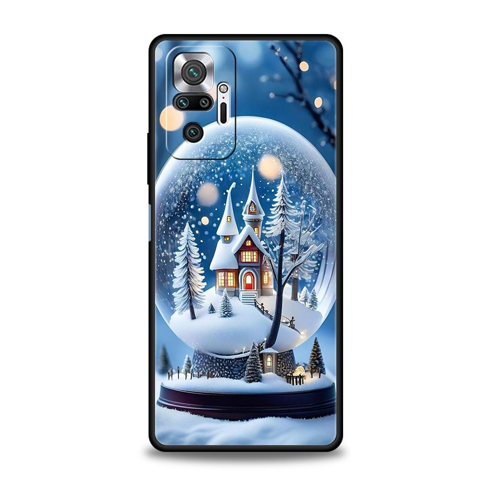 Phone Case For Xiaomi Redmi Note 13 12 5G 9S 9 8 10 11 Pro 9T 13C 12C 10C 9C 9A 7 Pro Silicone Cover Christmas Graphic Printed