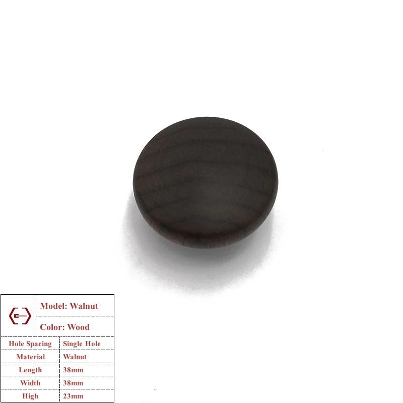 Walnut Wooden Furniture Handle Beech Wood Kitchen Cabinet Knobs Wardrobe Pulls Long Handle Drawers Dresser Hardware Door Handles