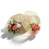 1Pcs Mini Handcrafted Straw Sun Hat Perfect for Dollhouse Summer Scene Decor