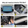 For BYD Seal U Sealion 6 Song Plus DMI EV -2024 Car Center Console Navigation Screen Trument TPU Protective Film Interior