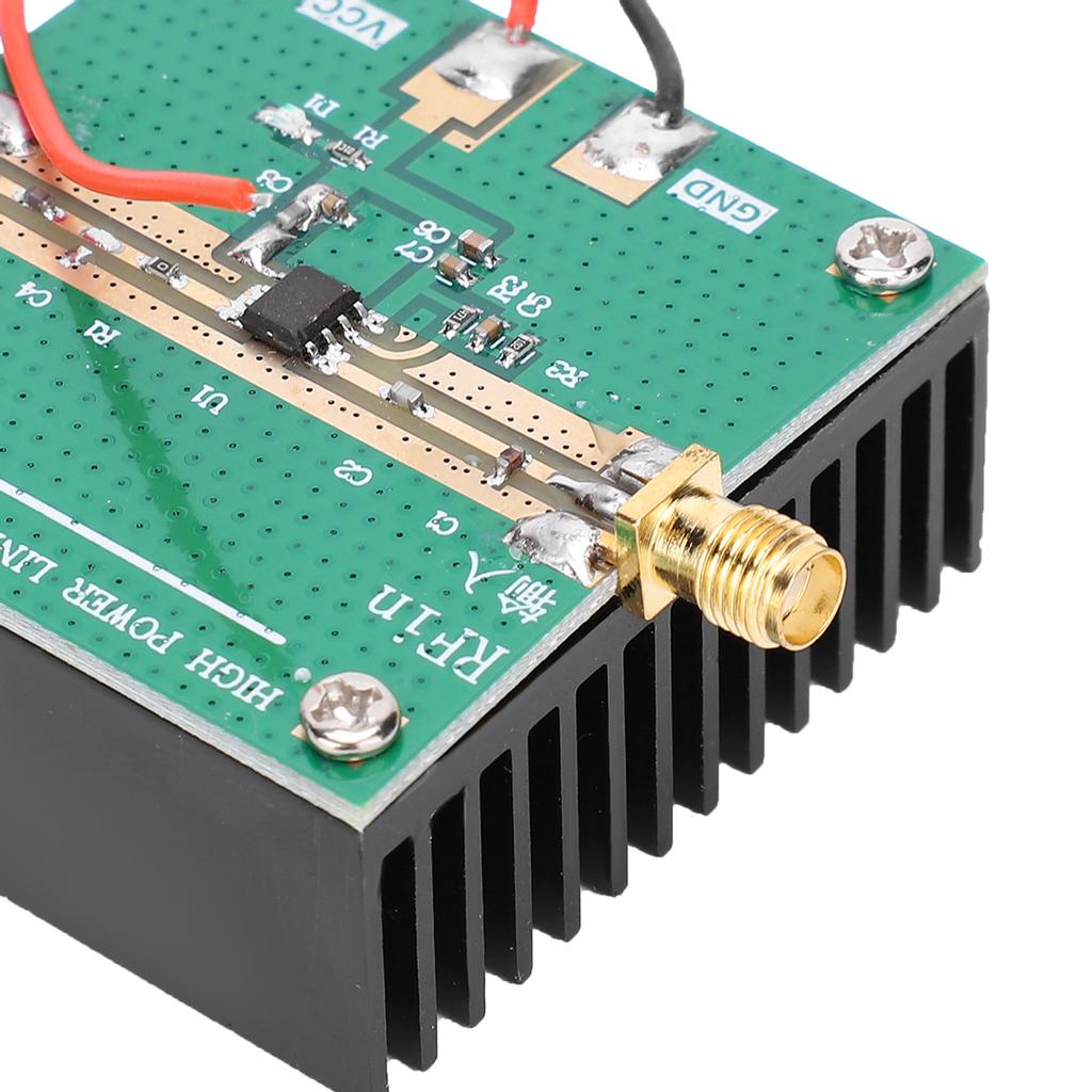 2.4GHZ RF Amplifier Radio Amplifier RF2126 RF Power Amplifier 400‑2700MHz 2.4GHZ 1W Amplifier with Heatsink RF Power Amplifier