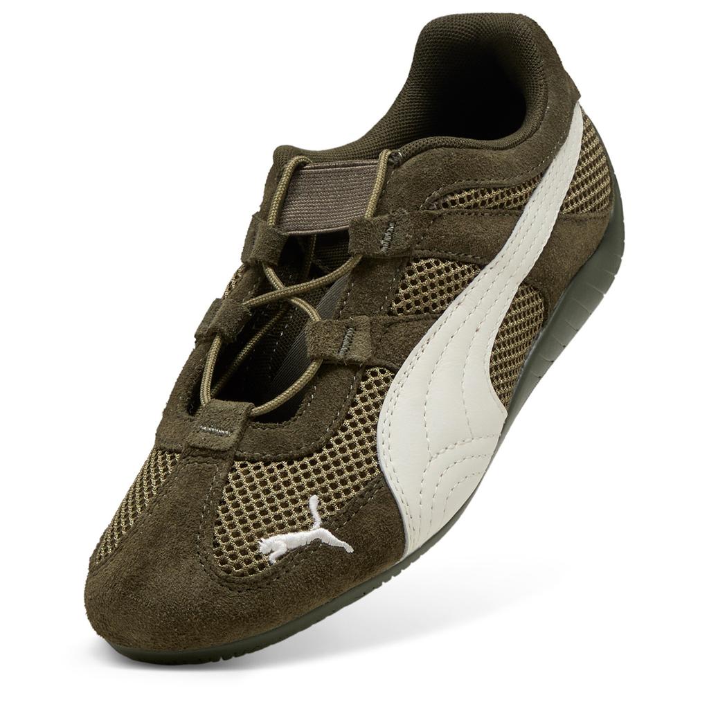 New PUMA Speedcat Go Cushioning, Wear Resistant Low Top Casual Shoes Women's Olive Green 403589-07