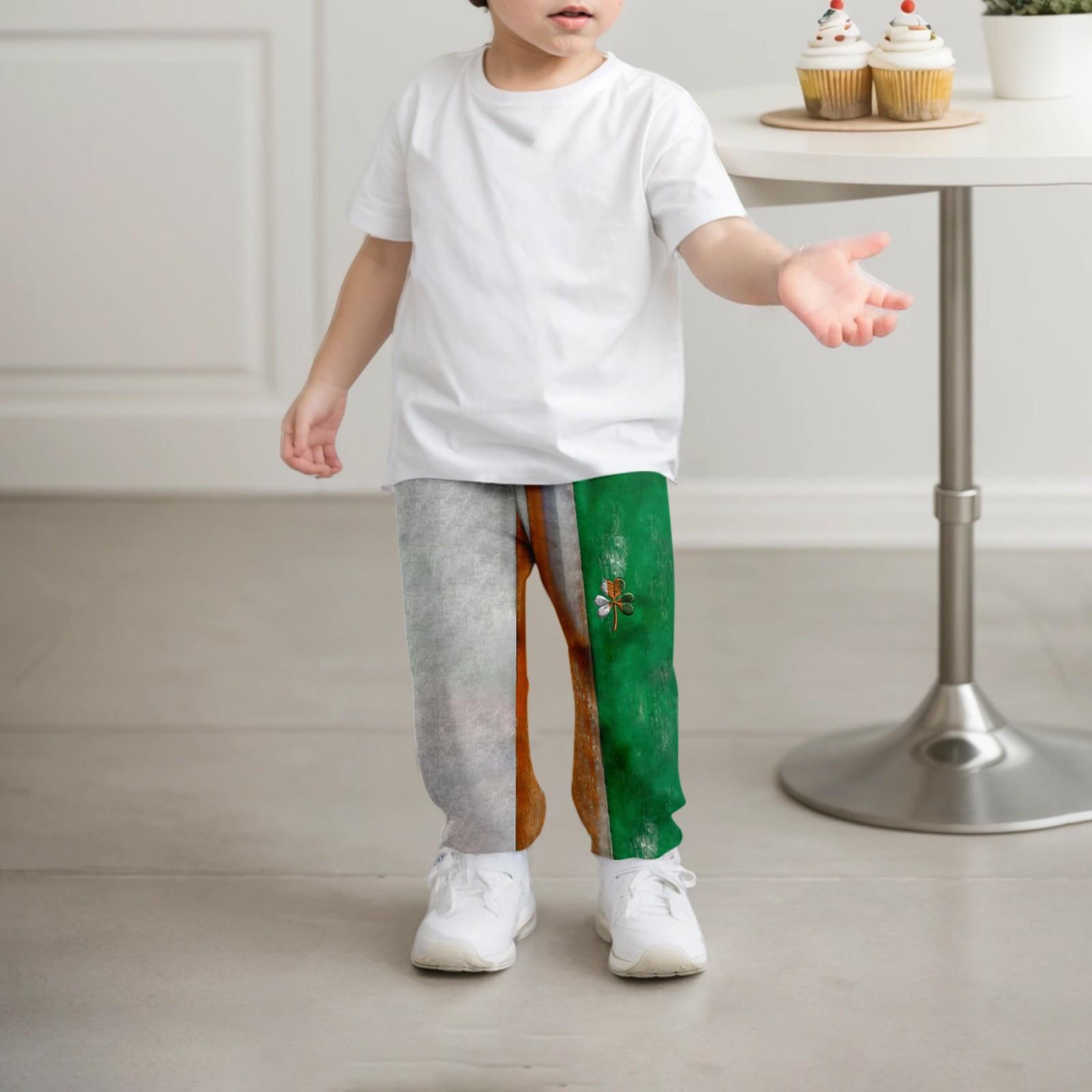 

Дитячі модні різдвяні вільні шнурки на талії, однотонні повсякденні спортивні штани, штани для відпочинку 140