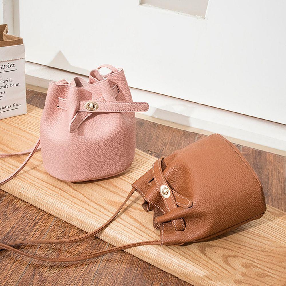 Bag Coin Purse Shoulder Pouch PU Leather Handbag Female Bag Bucket Bag Single Shoulder Bag