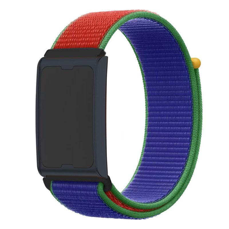 22mm 20mm Nylon-Schlaufenarmband für Amazfit Helio/Bip 6/Active 2/Balance 2 Armband im Flaggenstil für Amazfit GTR 4/GTS 4 mini
