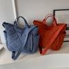 Kadın Kapitone Tote Çanta Hafif Kabarık Crossbody Çanta Büyük Yastıklı Omuz Çantası Satchel Seyahat Çantası Kış Alışveriş Çantası