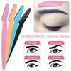 5Pcs Black Multi Purpose Eyebrow Shaver Set Gentle Facial Hair Trimmer Easy Grooming and Shaping Kit Smooth Skin