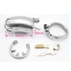 Chaste Bird Male Stainless Steel Cock Cage Penis Ring Chastity Device with Stealth New Lock Adult Sex Toys A271