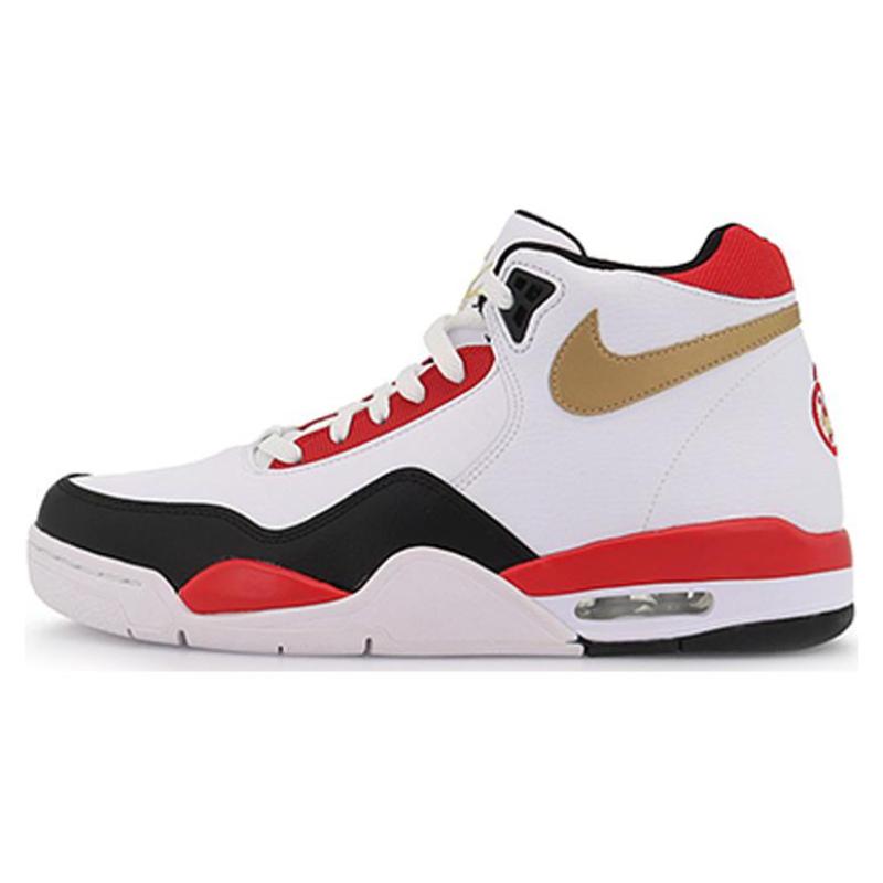 Nike Flight Legacy White Red Black Sneakers DD8493-169