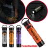 Gopeak Mini Pocket LED Flashlight USB Rechargeable Torch Keychain Clip Cap Light Long Endurance Emergency Hiking Camping Outdoor
