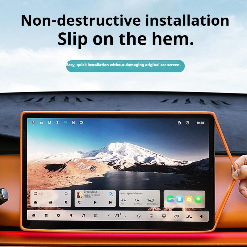 For Leapmotor C10 C11 C16 B10 B01 Lafa 5 Car Center Console Screen Silicone Protective Cover Navigation Screen Protection Cover