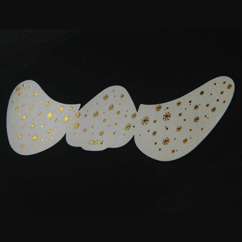 Vergoldete Sommersprossen Make-up Aufkleber Speziell geformt 2 Stück Tattoo Aufkleber Gesicht Aufkleber