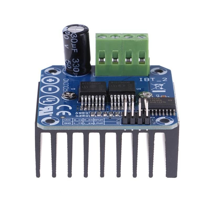 

Подвійний драйвер крокового двигуна Bts7960B Dc 43A H-Bridge Pwm для Arduino Smart Car
