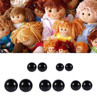 5-7mm Plastic Black Safety Eyes For Teddy Bear//Dolls//Toy Animal//Felting Gut