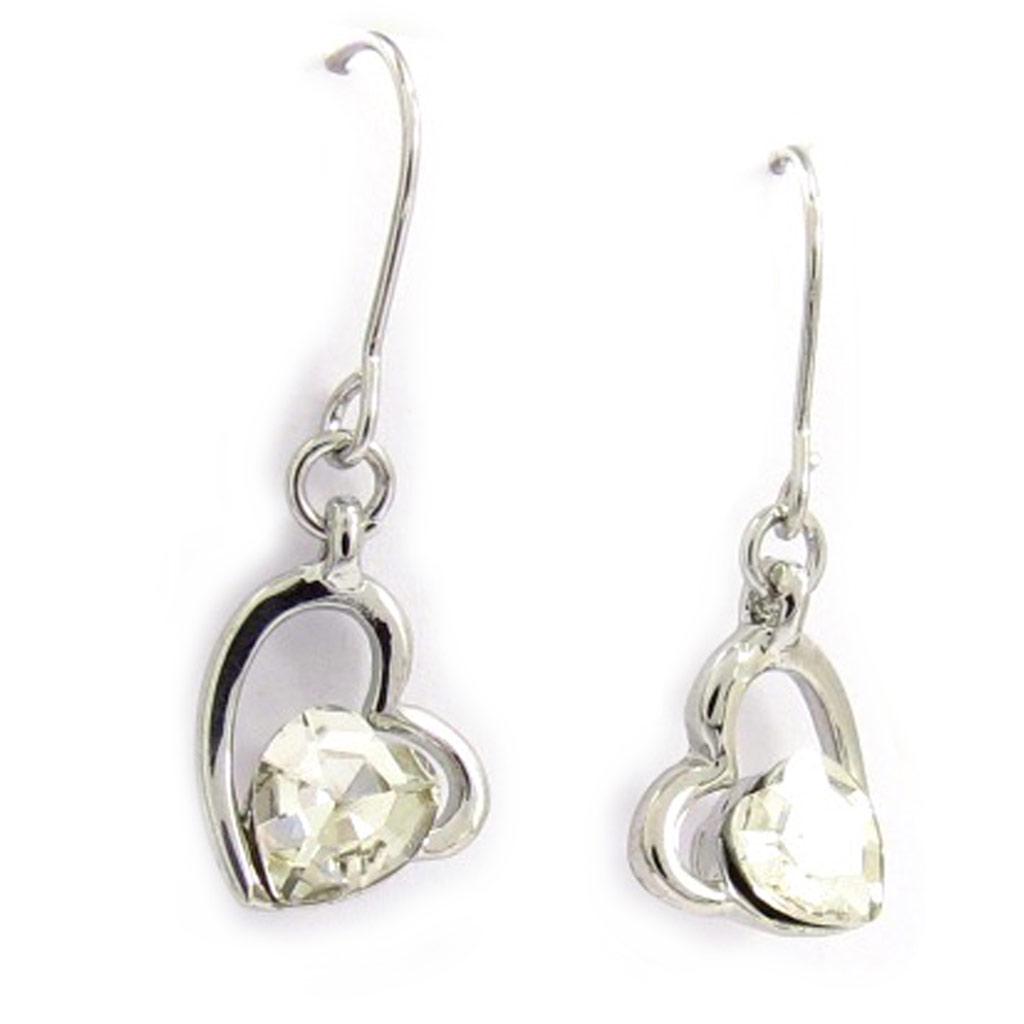 Les Trésors De Lily [K7007] - Designer-Schmuckset 'Love' weiß