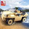 Non-Toxic 103Pcs Military Ww2 Amphibious Car Model Bricks Army Soilder Figures Building Blocks Sets Educational Diy Toys For Kids Gifts