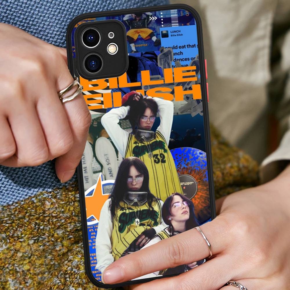 Pop Singer B-Billie Matte Protective Case For IPhone 16 15 14 13 12 11 Pro Max X XS MAX Protection Case
