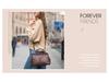 Full-Grain Cowhide Convertible Women's Shoulder Handbag with Metal Hinge Buckle
