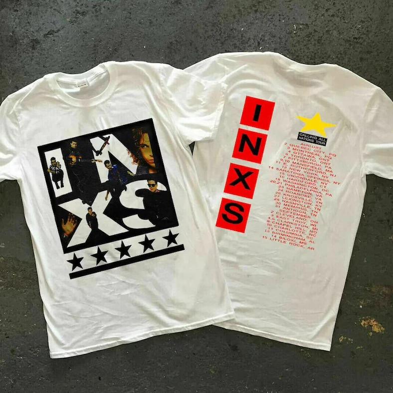 Best Vintage INXS1988 Calling All Nations T-Shirt