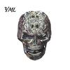 Metal Car Diffuser Accessories Halloween Air Vent Clip, Metallic Skull Bat Freshener Perfume Holder Charm, Cool Auto Aroma for Gothic Truck
