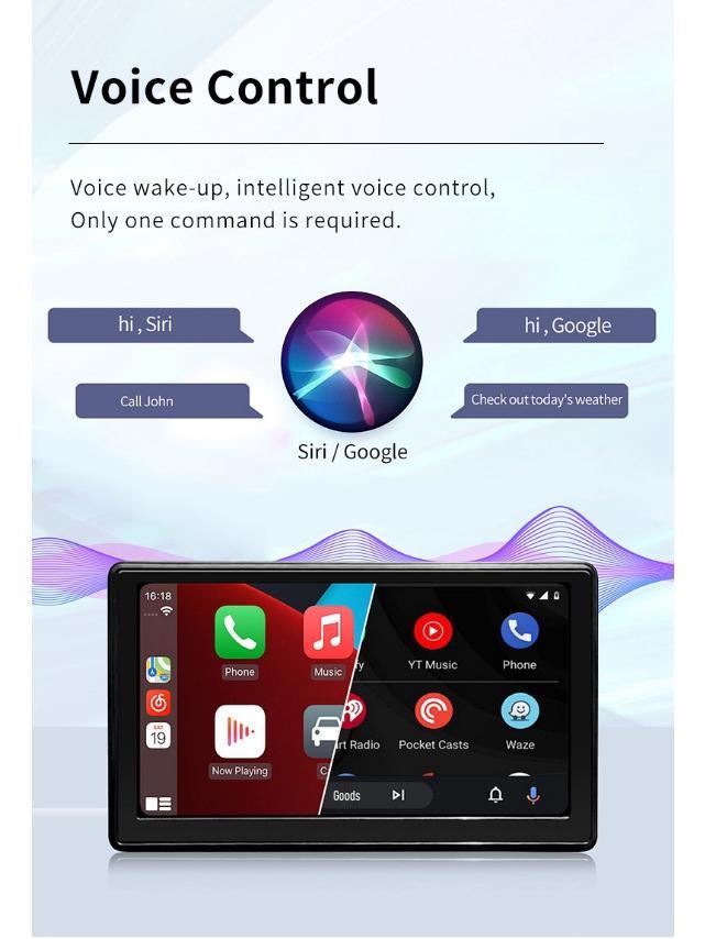 2025 Cross-Border 2-in-1 Wireless CarPlay & Android Auto Adapter