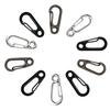 TEMLUM Carabiner, Small Mini Carabiner, Set of 10, Snap Hook,
