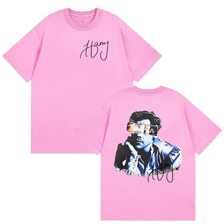 Unisex Retro Style Hip Hop Clothing Rapper Harry Styles Tour 2026 Graphic T Shirt T-shirt Casual Cotton Short Sleeve Tshirts Y2K