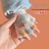 Cartoon Cute Half-Finger Knitted Baby Gloves for Toddlers (0-2 Years), Autumn & Winter, Plus Velvet