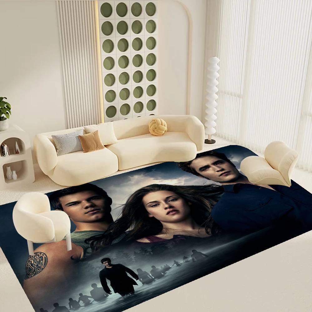 Vampir Fantasy Film T-Twilight Fußmatte Günstiger Rutschfest Modern Wohnzimmer Balkon Bedruckte Nachttischmatten
